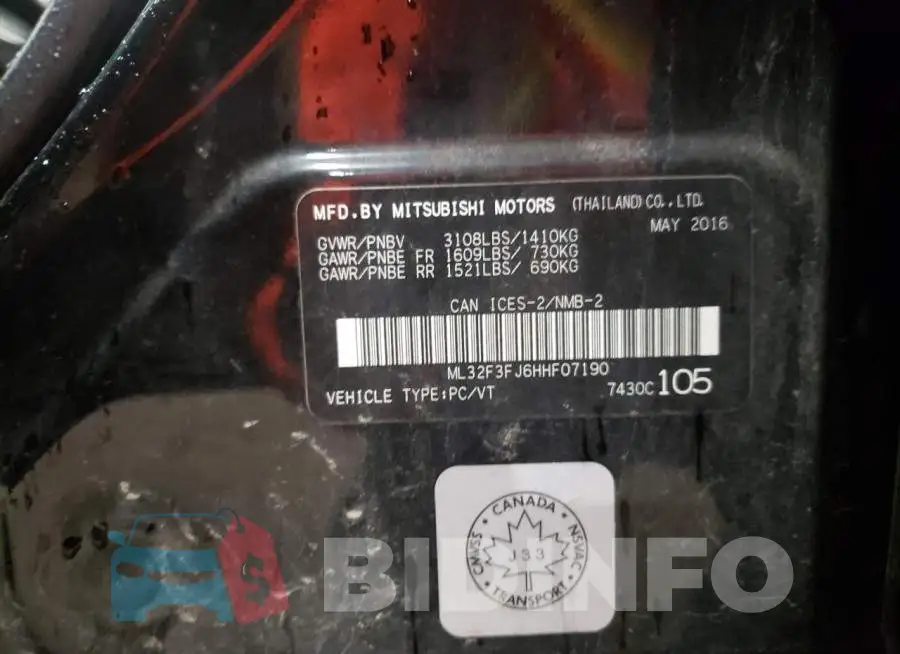 ML32F3FJ6HHF07190 Photo# 12
