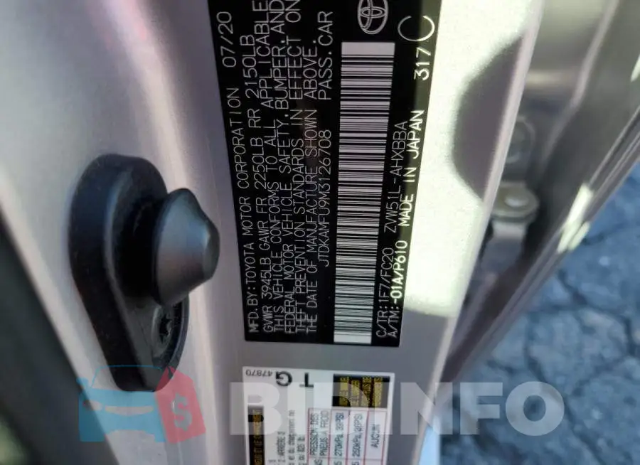 JTDKAMFU9M3126708 Photo# 12
