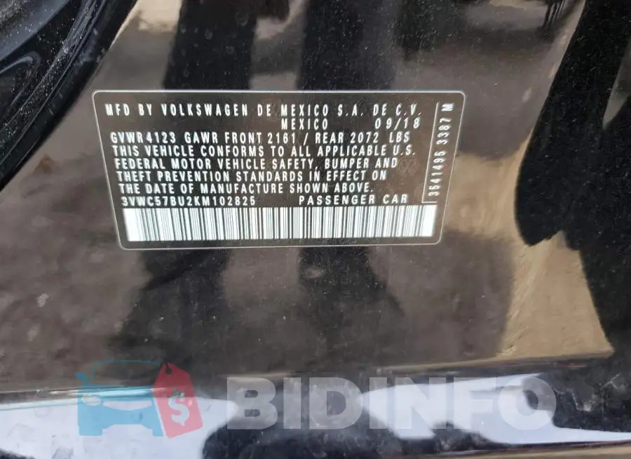 3VWC57BU2KM102825 Photo# 13