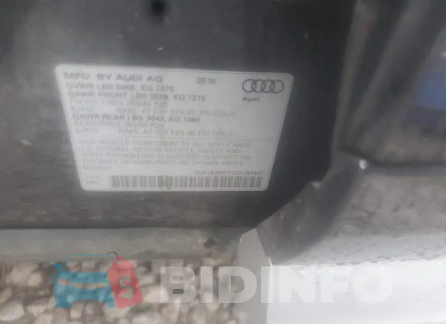 WA1BNAFY2J2189487 Photo# 13