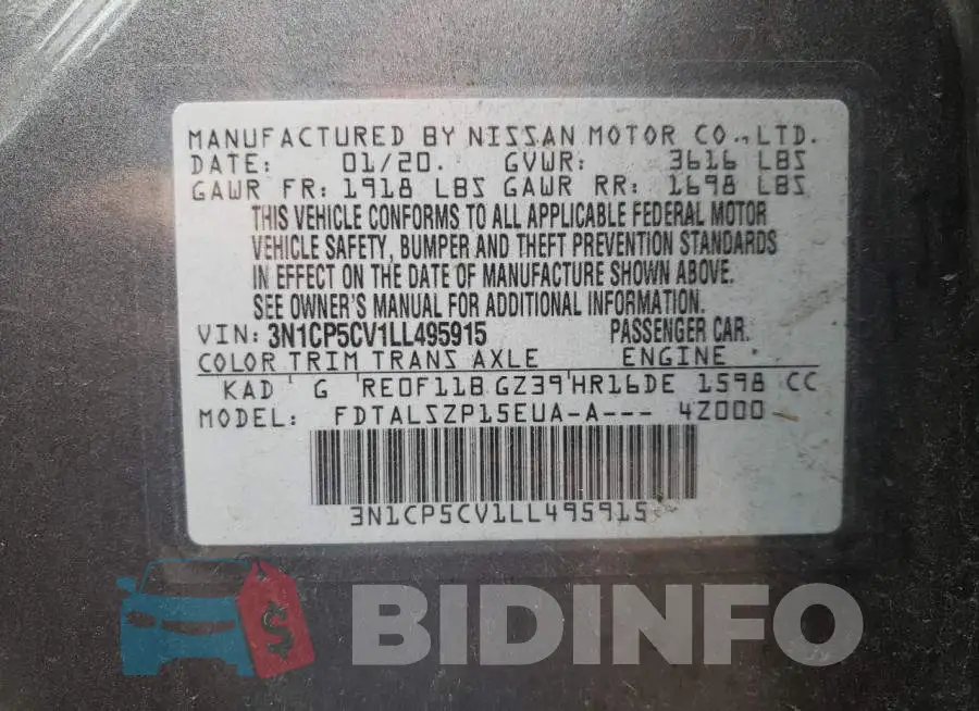 3N1CP5CV1LL495915 Photo# 12