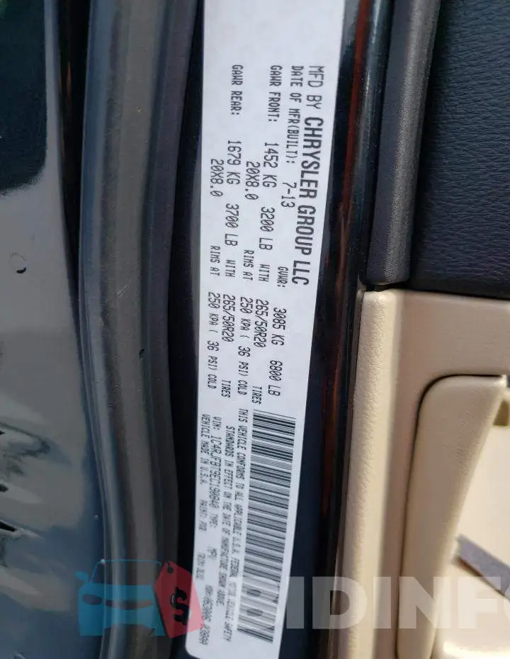 1C4RJFBT9EC190840 Photo# 10