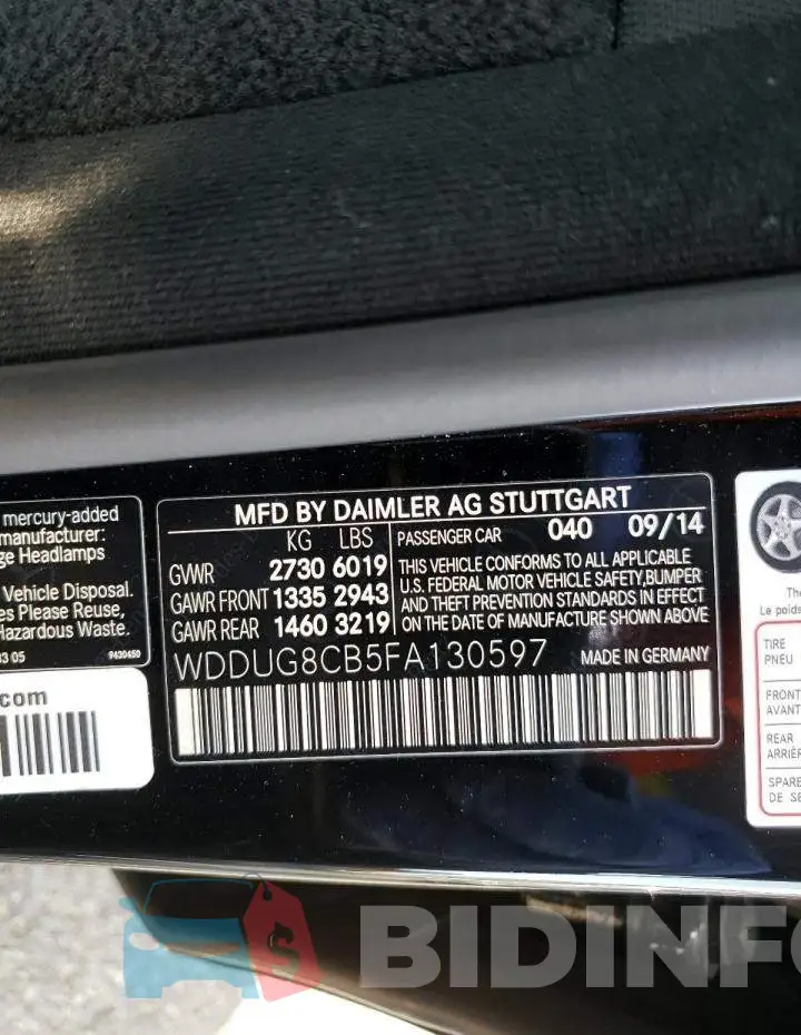 WDDUG8CB5FA130597 Photo# 12