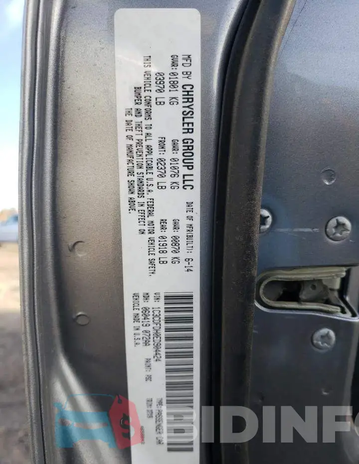 1C3CDFDH0ED904424 Photo# 12