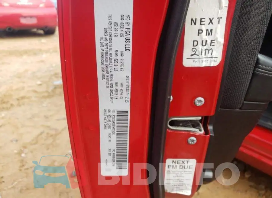 2C3CDXBG9FH771831 Photo# 10