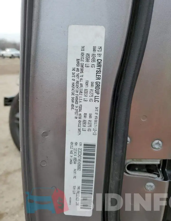 2C3CDXDT0EH206862 Photo# 13