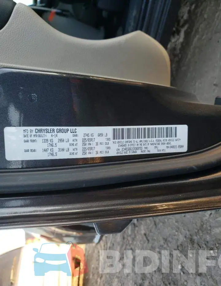 2C4RDGBG1ER369753 Photo# 13
