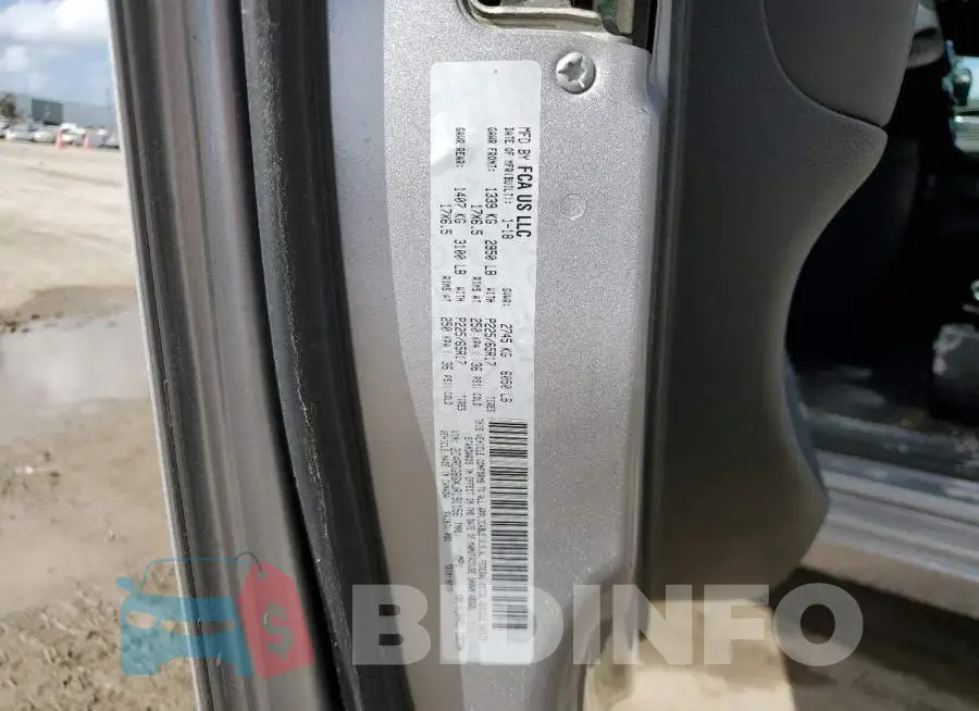 2C4RDGBGXJR191156 Photo# 10