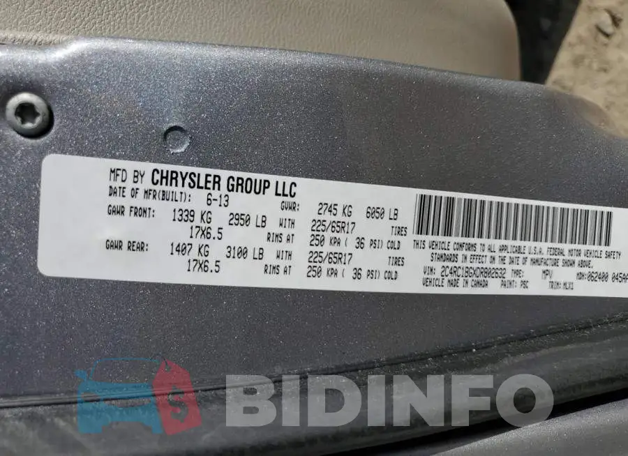 2C4RC1BGXDR802632 Photo# 14
