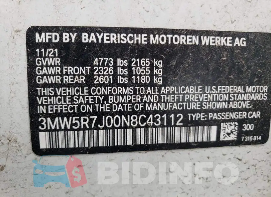 3MW5R7J00N8C43112 Photo# 10