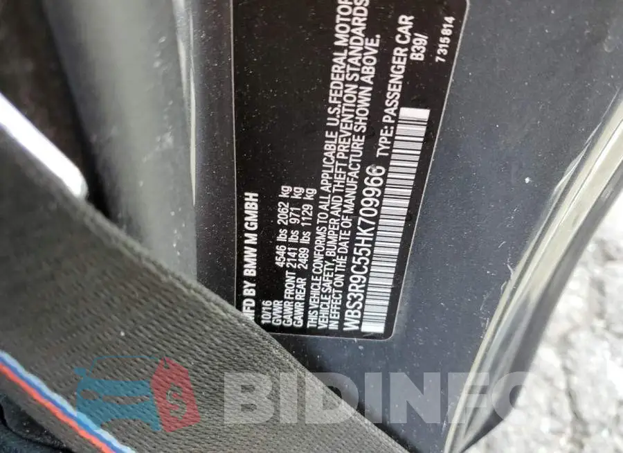 WBS3R9C55HK709966 Photo# 10