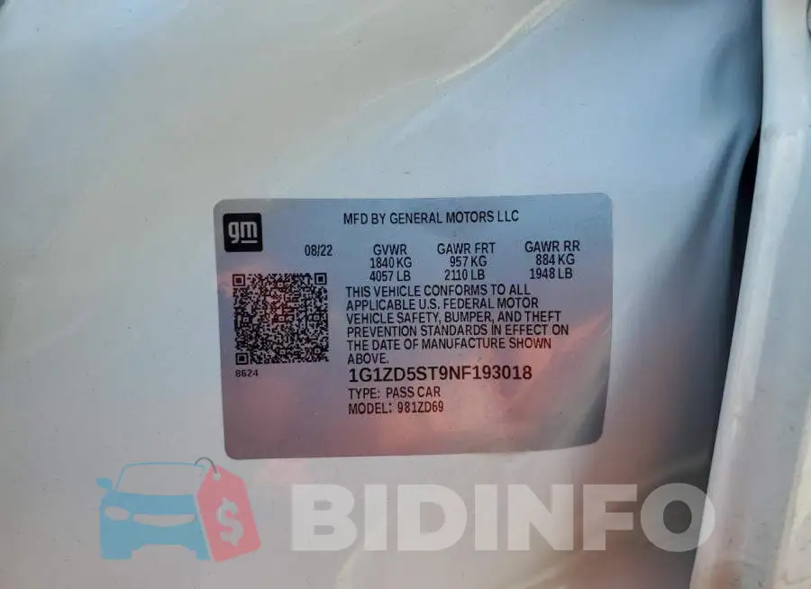 1G1ZD5ST9NF193018 Photo# 12