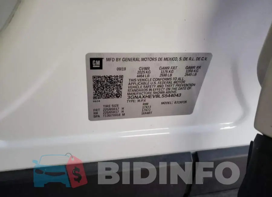 3GNAXHEV8LS544043 Photo# 10