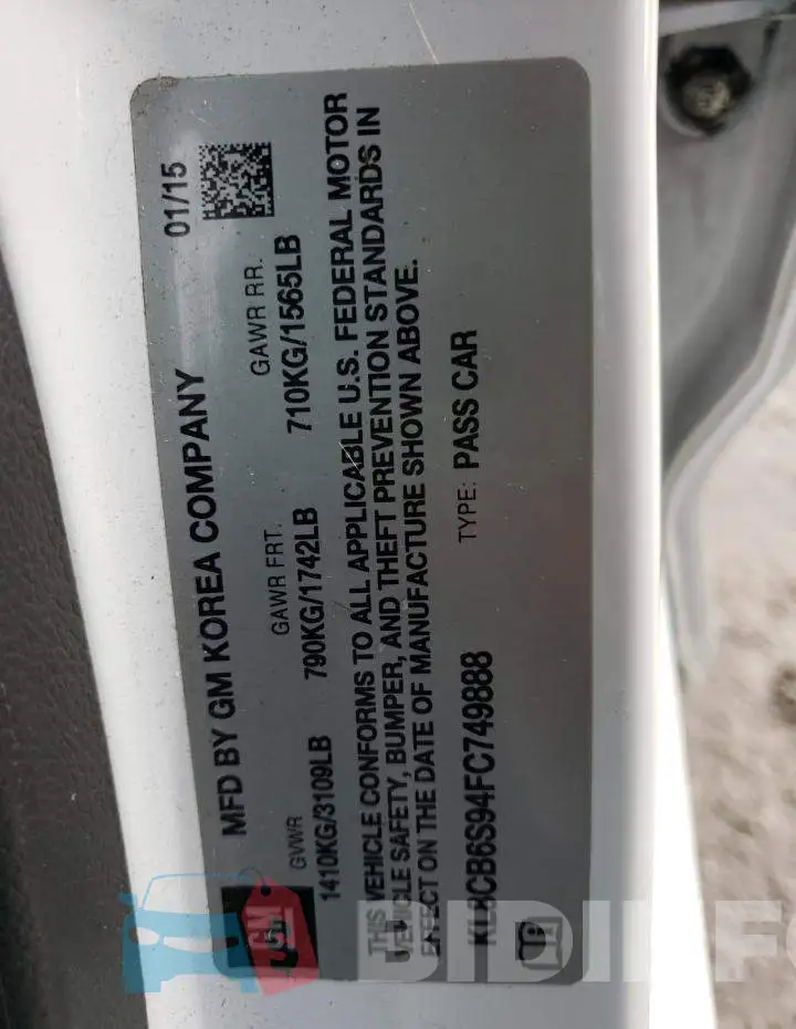KL8CB6S94FC749888 Photo# 12