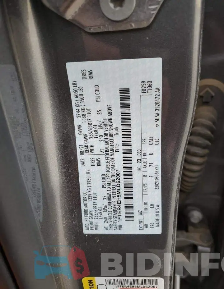 1FTER4EH5MLD62007 Photo# 13