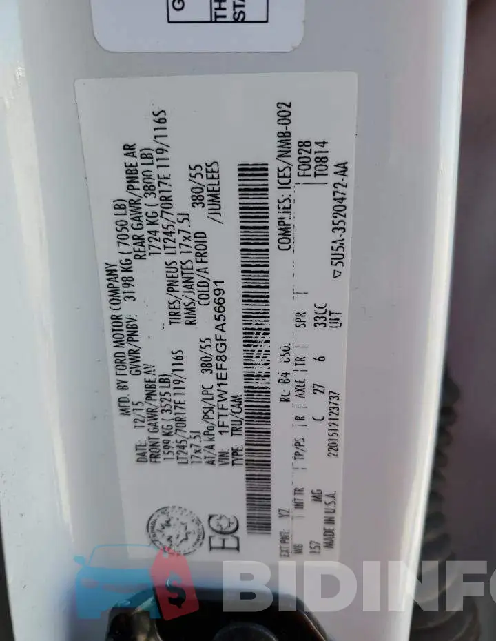 1FTFW1EF8GFA56691 Photo# 10