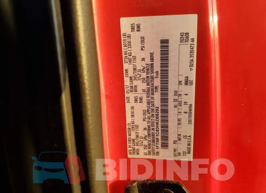 1FTMF1C83HKD68292 Photo# 12