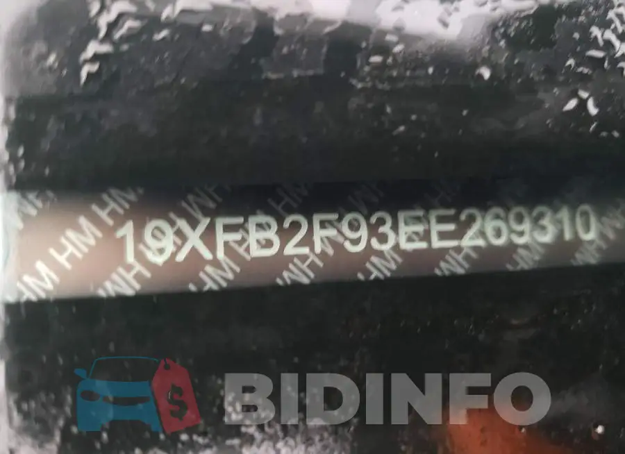 19XFB2F93EE269310 Photo# 12