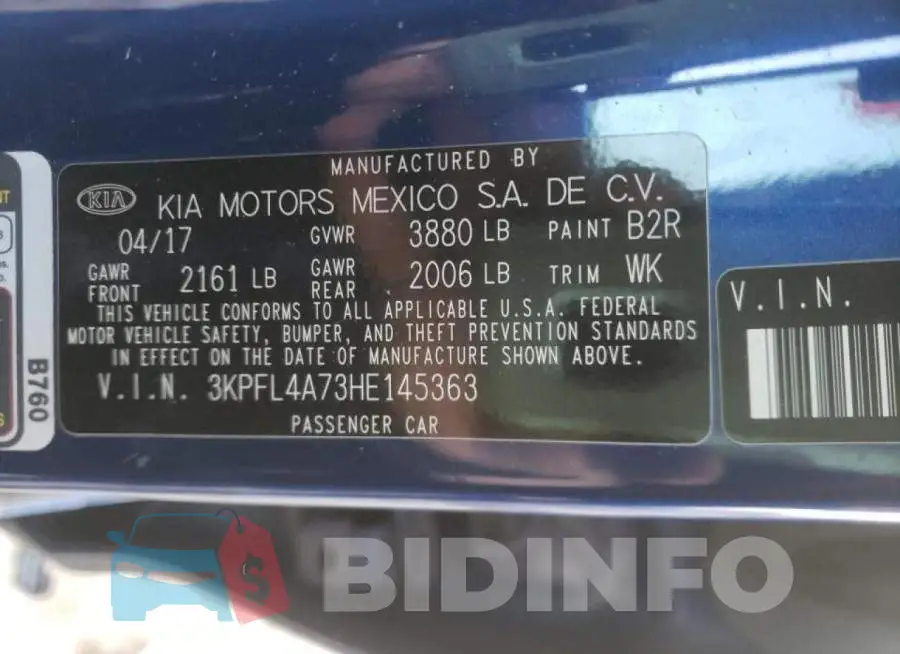 3KPFL4A73HE145363 Photo# 12