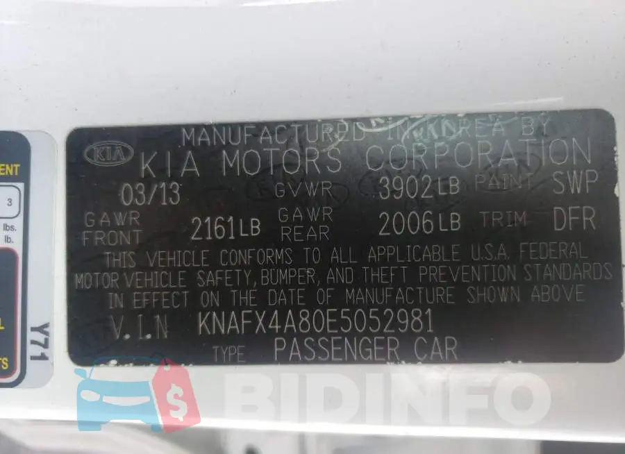 KNAFX4A80E5052981 Photo# 10