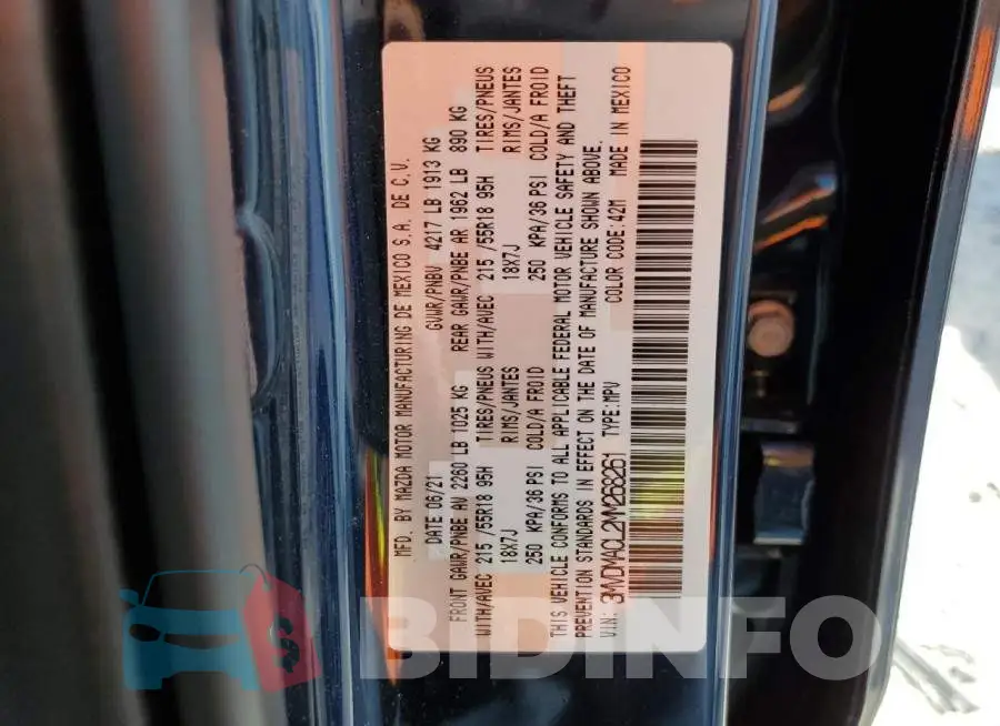 3MVDMACL2MM268261 Photo# 12