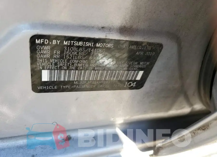 ML32F3FJ1KHF16337 Photo# 10