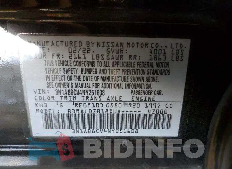 3N1AB8CV4NY251608 Photo# 10