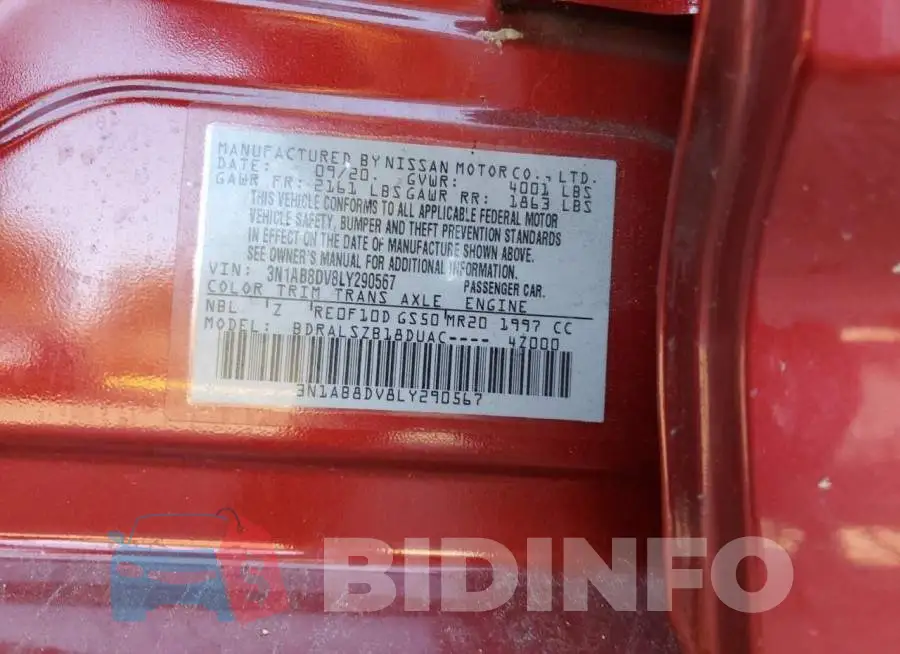 3N1AB8DV8LY290567 Photo# 10