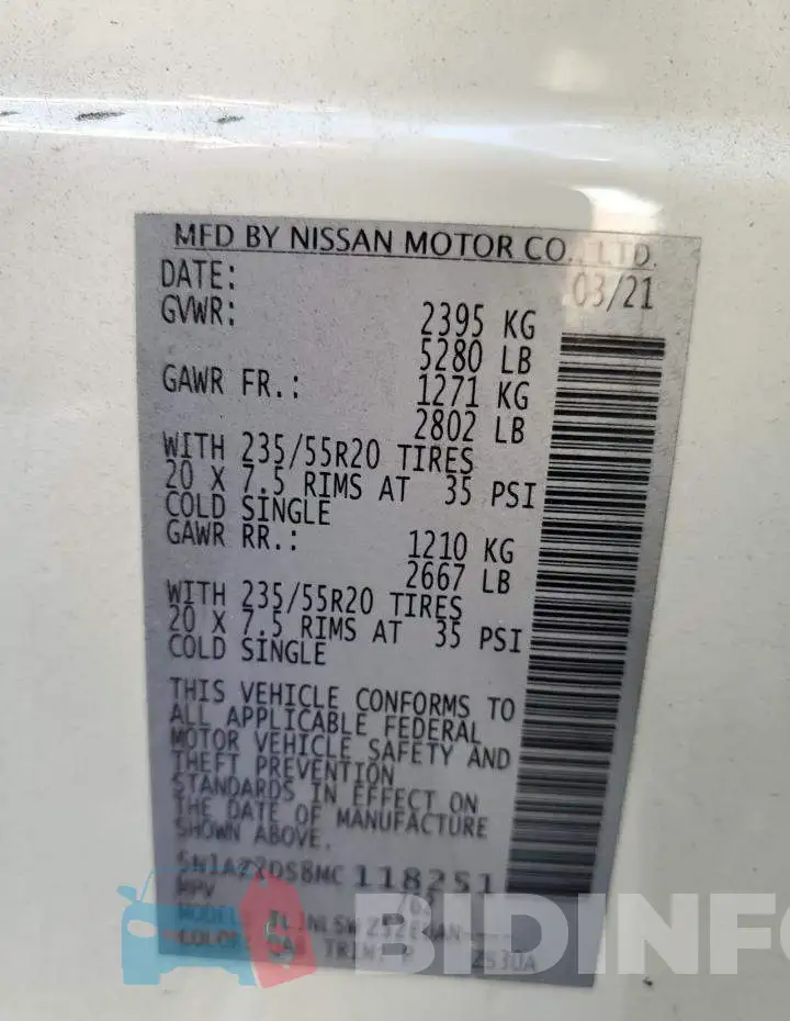 5N1AZ2DS8MC118251 Photo# 10