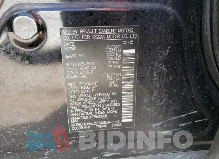 KNMAT2MT0FP540668 Photo# 10