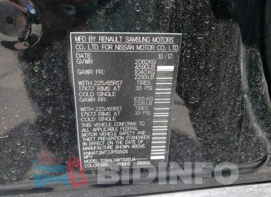 KNMAT2MT7JP515131 Photo# 10