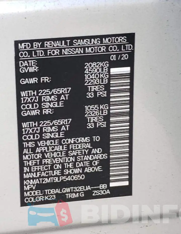 KNMAT2MT9LP540650 Photo# 10