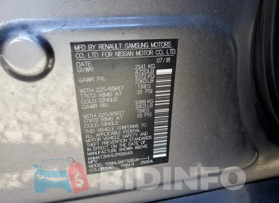 KNMAT2MV6JP616145 Photo# 10