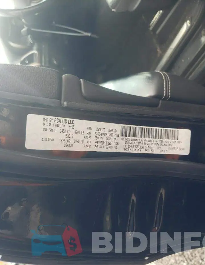 1C4RJFBG5FC150615 Photo# 10