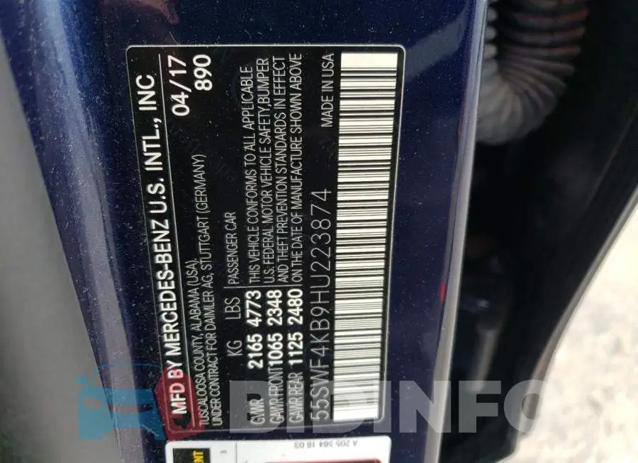 55SWF4KB9HU223874 Photo# 10