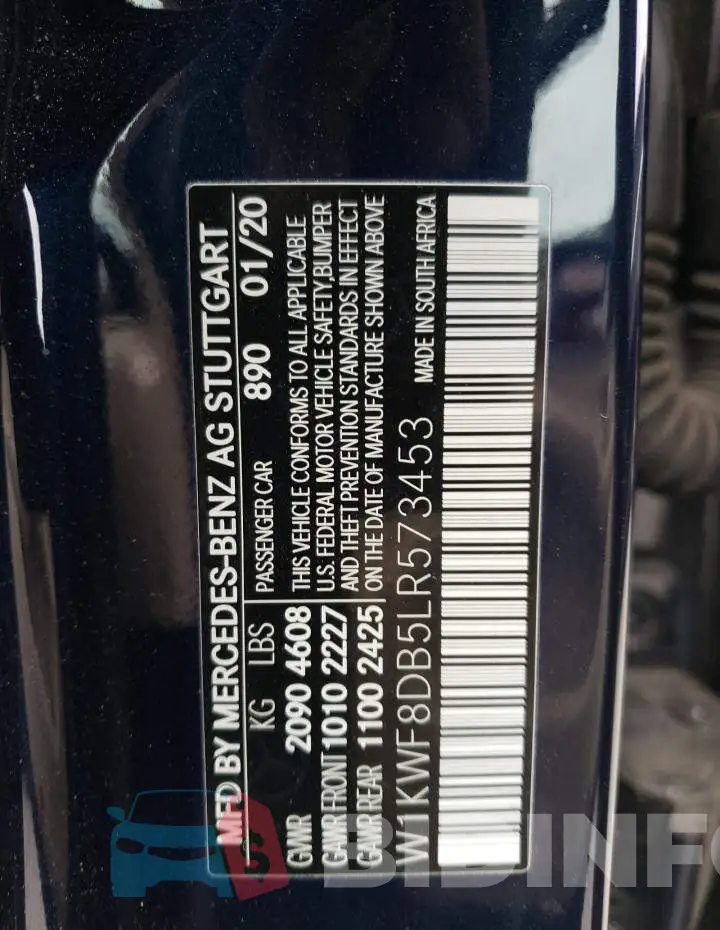 W1KWF8DB5LR573453 Photo# 12