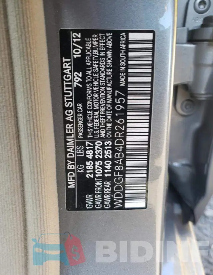 WDDGF8AB4DR261957 Photo# 10
