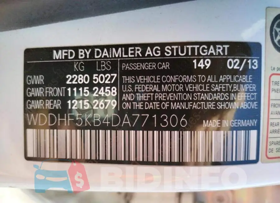 WDDHF5KB4DA771306 Photo# 10