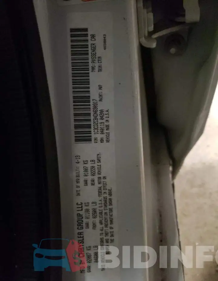 1C3CDZCB4DN690917 Photo# 12