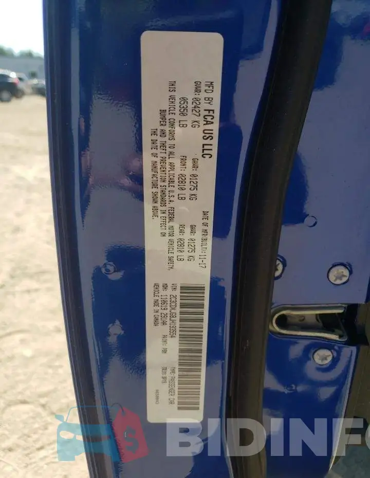 2C3CDXJG8JH193554 Photo# 10