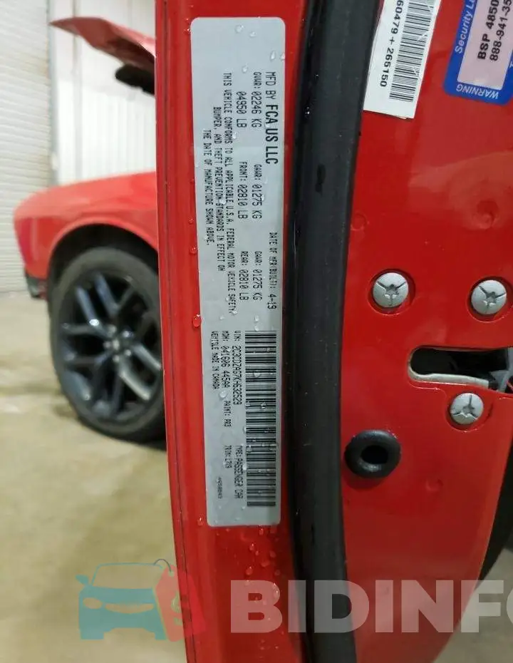 2C3CDZAG7KH632529 Photo# 13