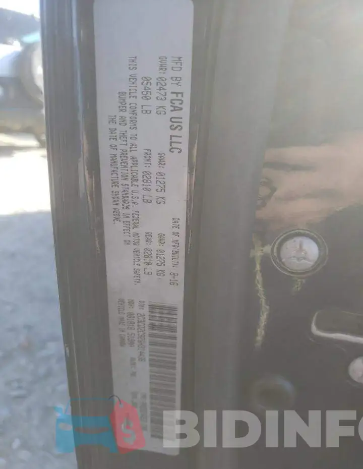 2C3CDZC92GH314436 Photo# 12