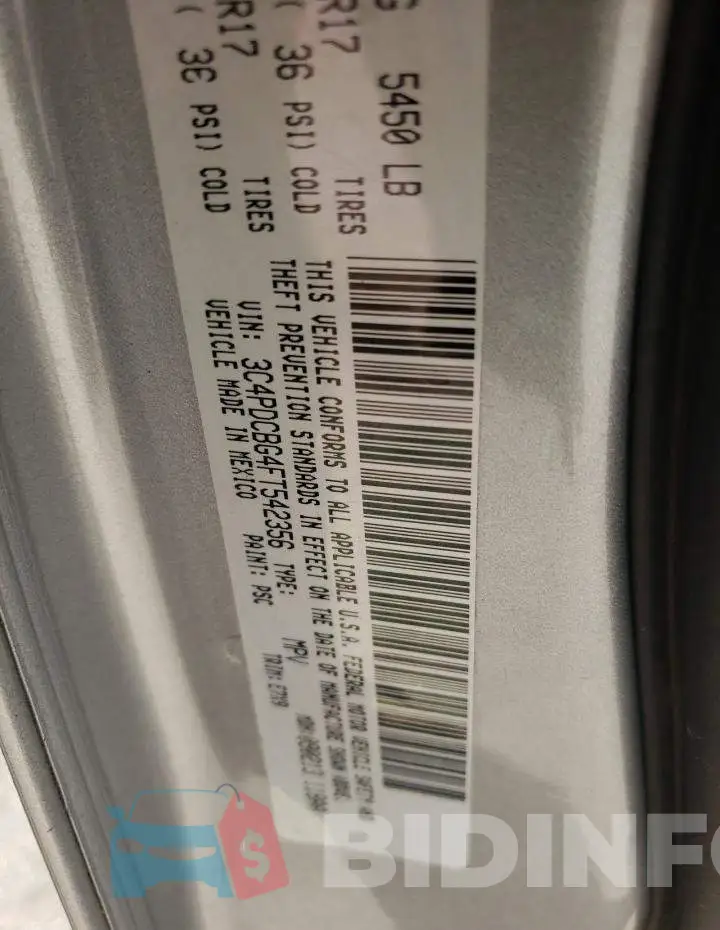 3C4PDCBG4FT542356 Photo# 10