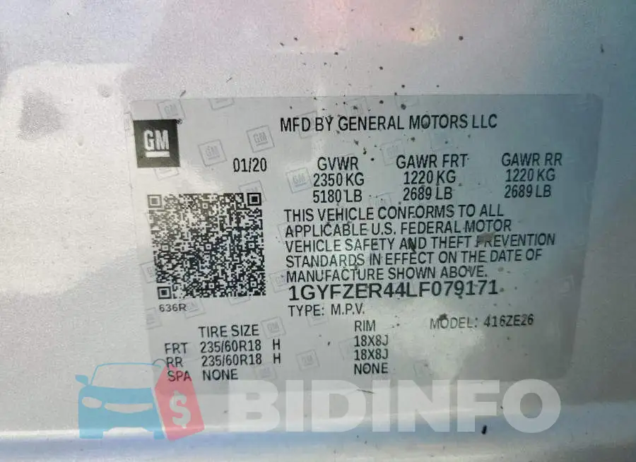 1GYFZER44LF079171 Photo# 10