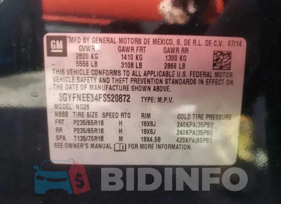 3GYFNEE34FS520872 Photo# 10