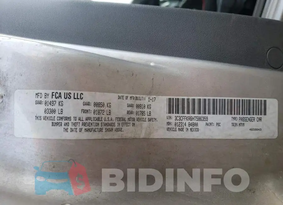 3C3CFFKR6HT586359 Photo# 10