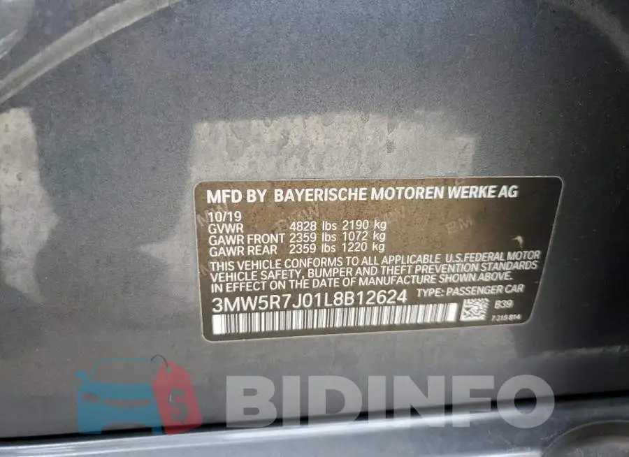 3MW5R7J01L8B12624 Photo# 10