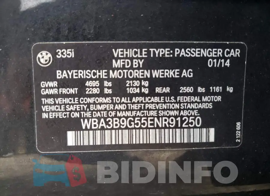 WBA3B9G55ENR91250 Photo# 12