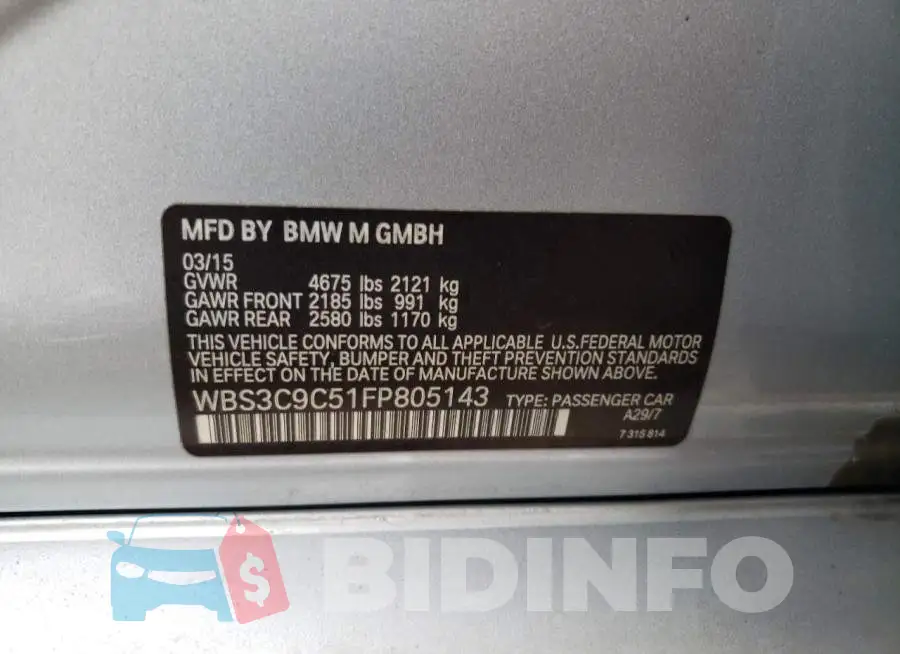 WBS3C9C51FP805143 Photo# 10