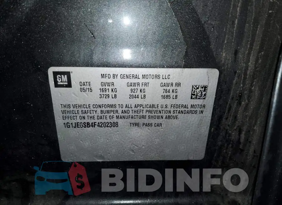 1G1JE6SB4F4202308 Photo# 10